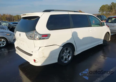 2012 Toyota Sienna Se 8 Passenger from USA, damaged, VIN 5TDXK3DC5CS248423